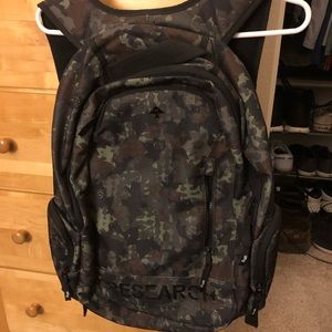LRG camo backpack